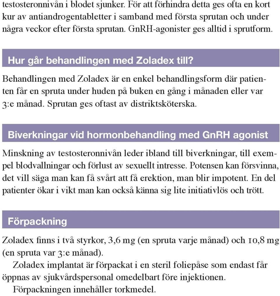 Hormonbehandling och ägglossningsstimulering