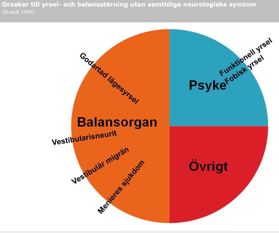 Vanliga orsaker till yrsel och balansproblem